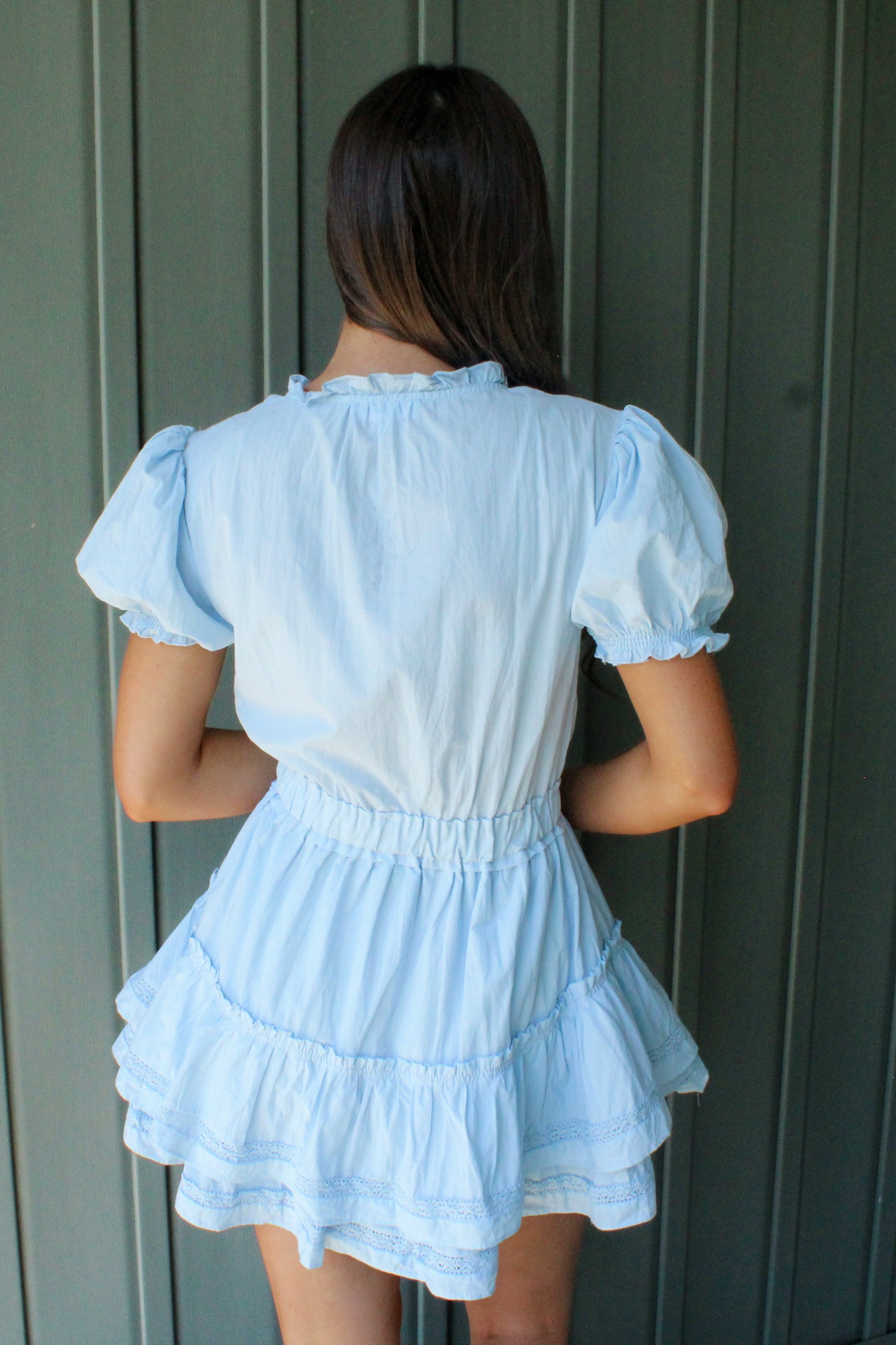 Caroline Dress - Blue