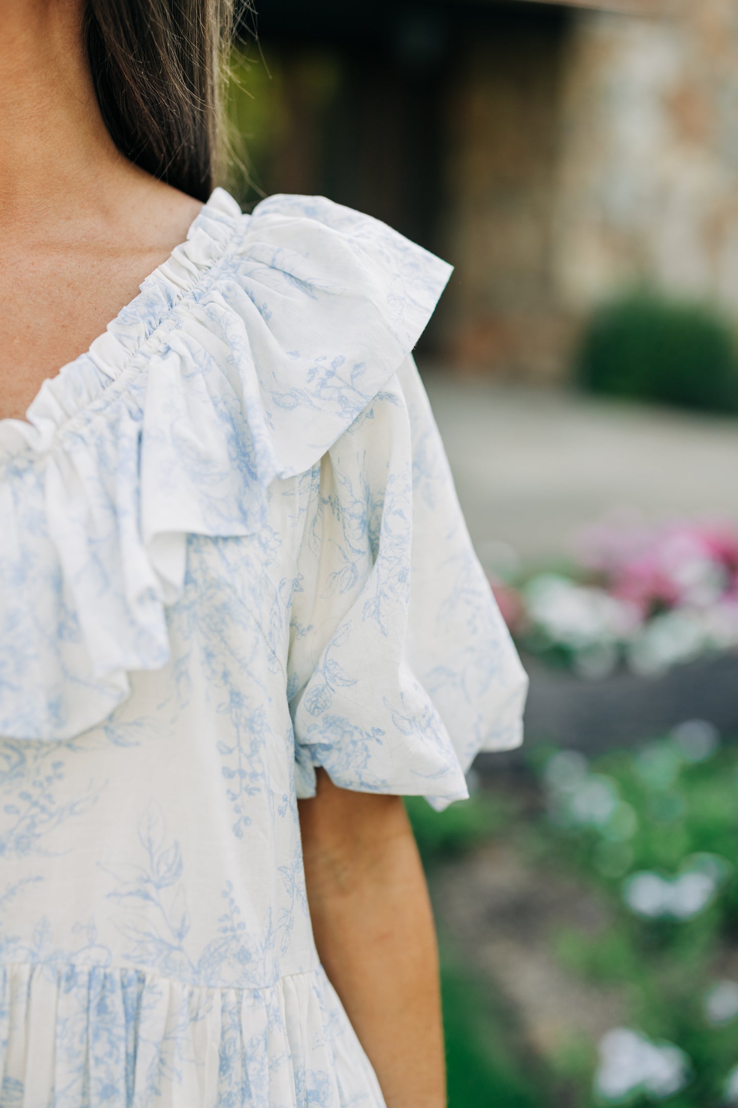 Hydrangea Dress - Blue