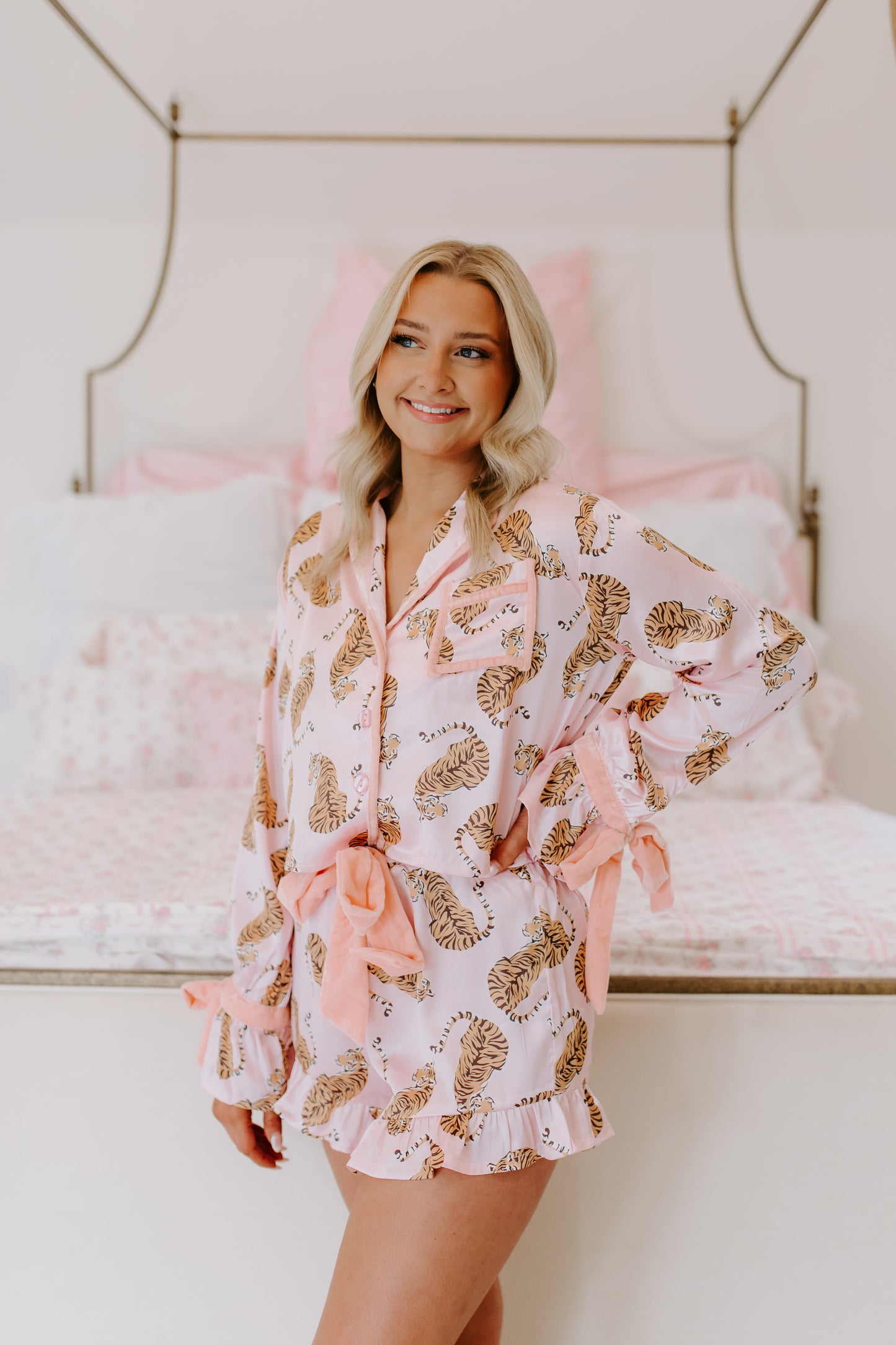 Pink Tiger Pajama Set