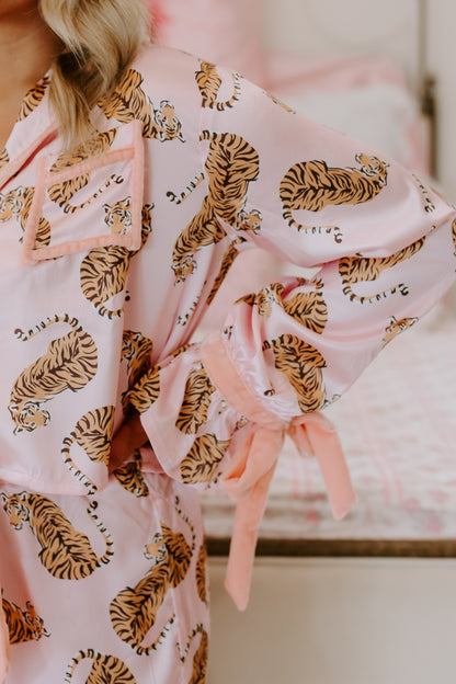 Pink Tiger Pajama Set