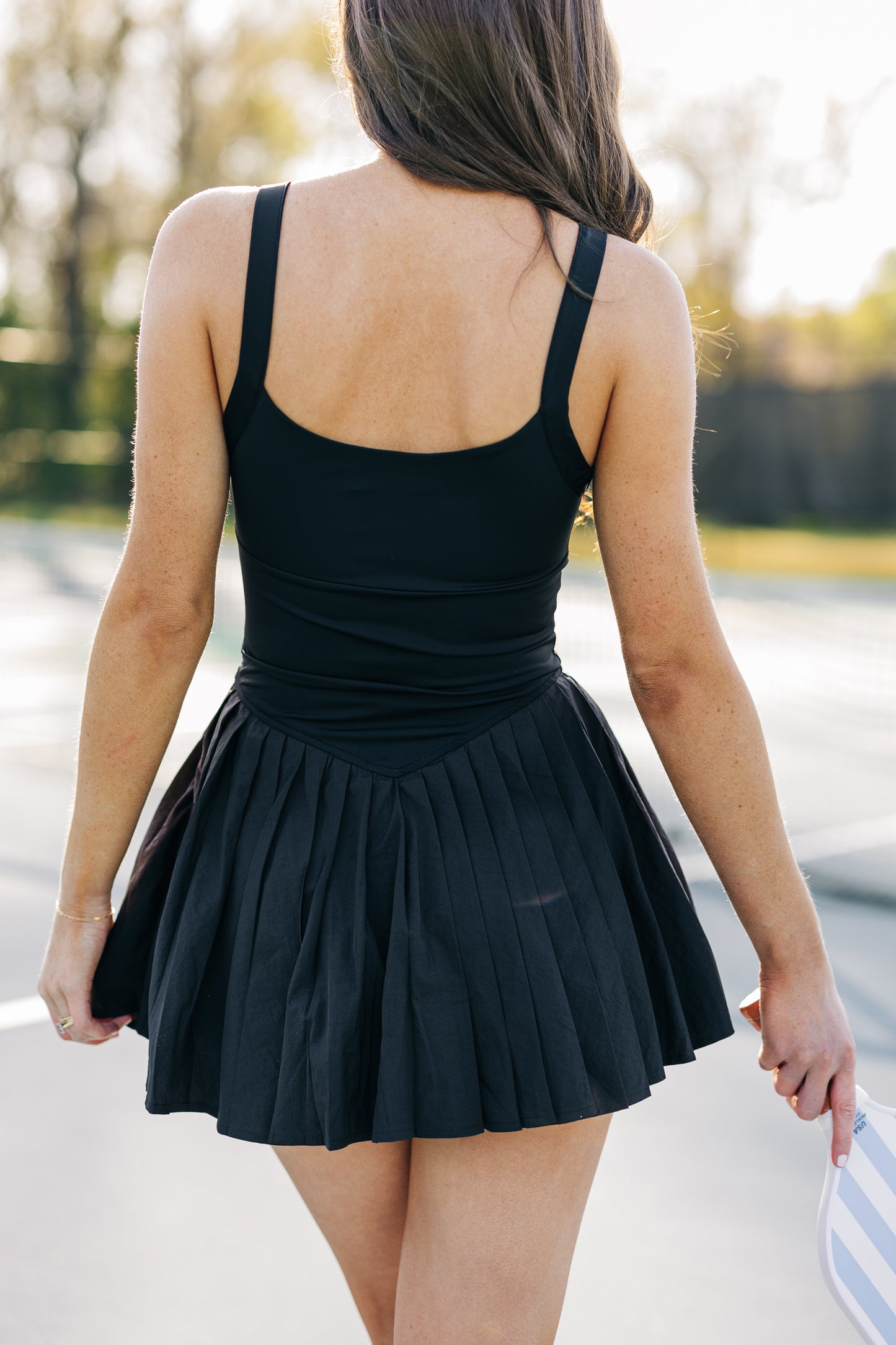 Serve It Up Dress - Black