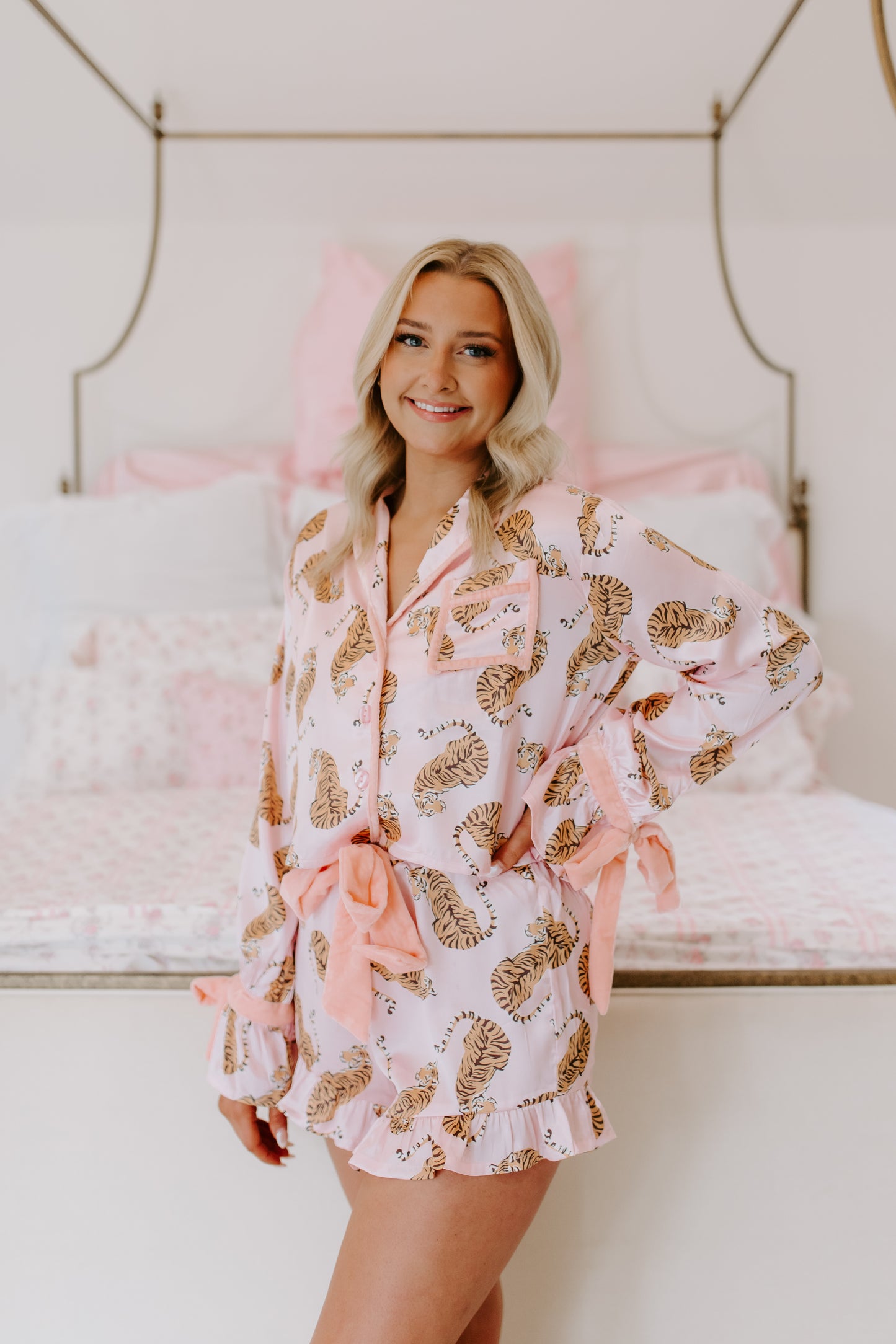 Pink Tiger Pajama Set