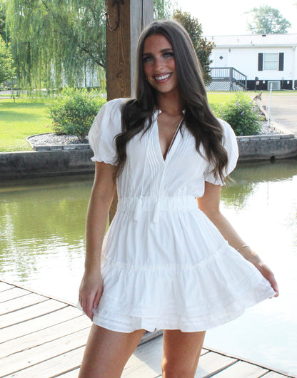 Caroline Dress - White