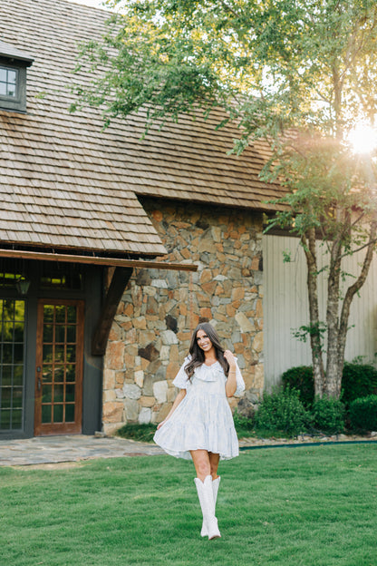 Hydrangea Dress - Blue