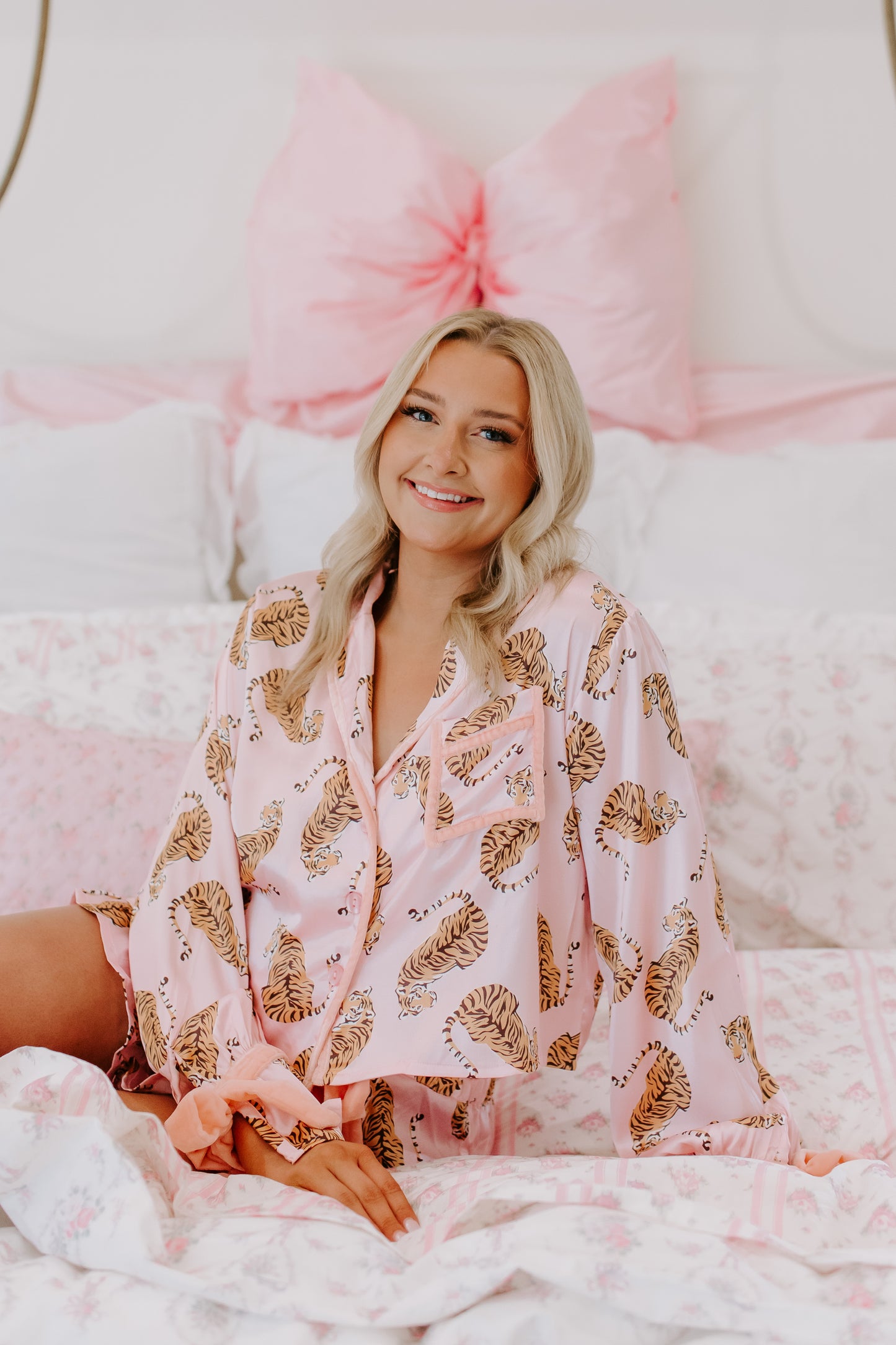 Pink Tiger Pajama Set