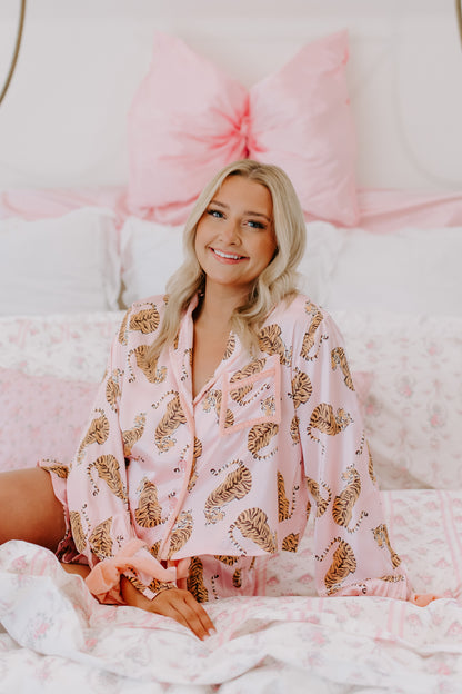 Pink Tiger Pajama Set