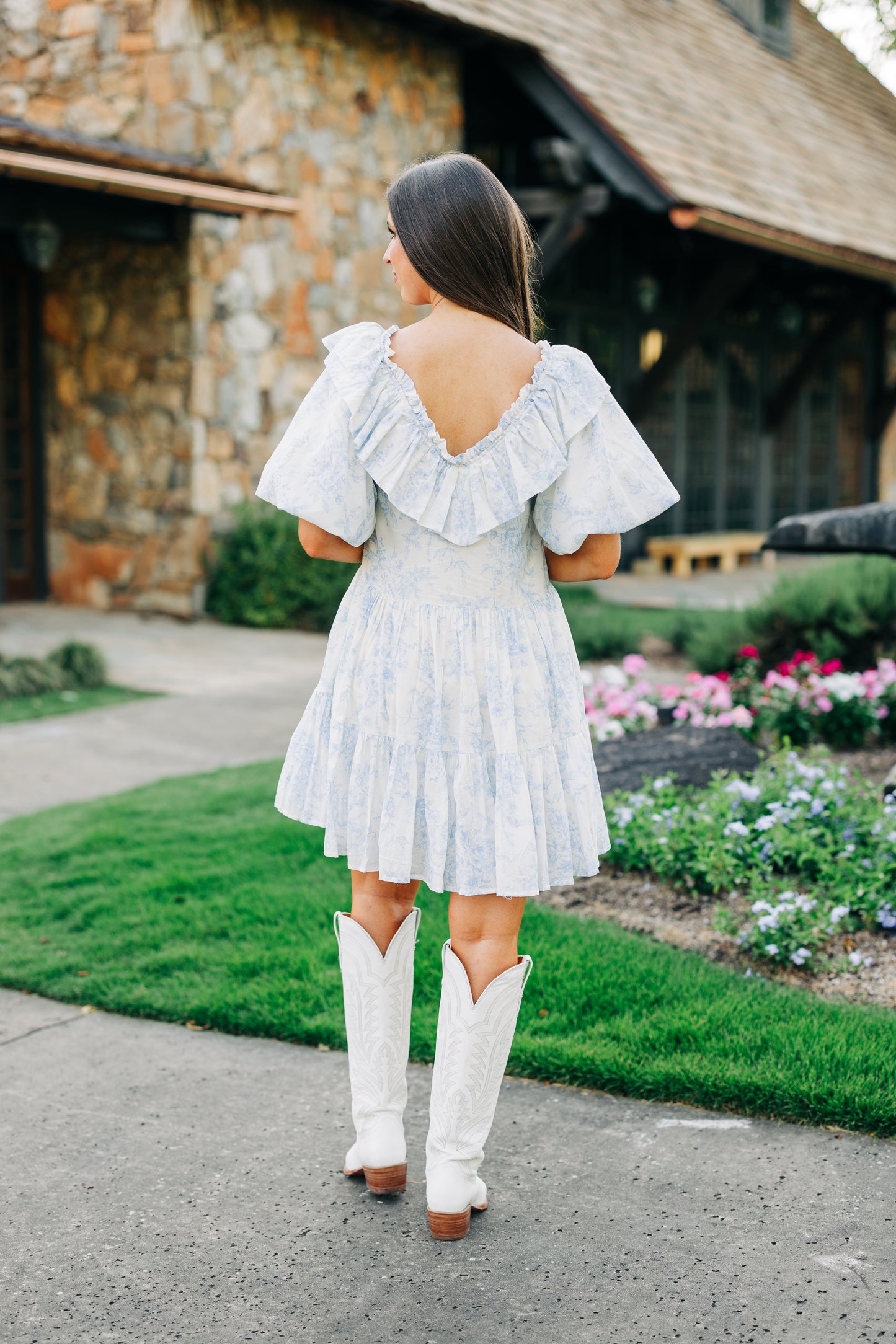 Hydrangea Dress - Blue