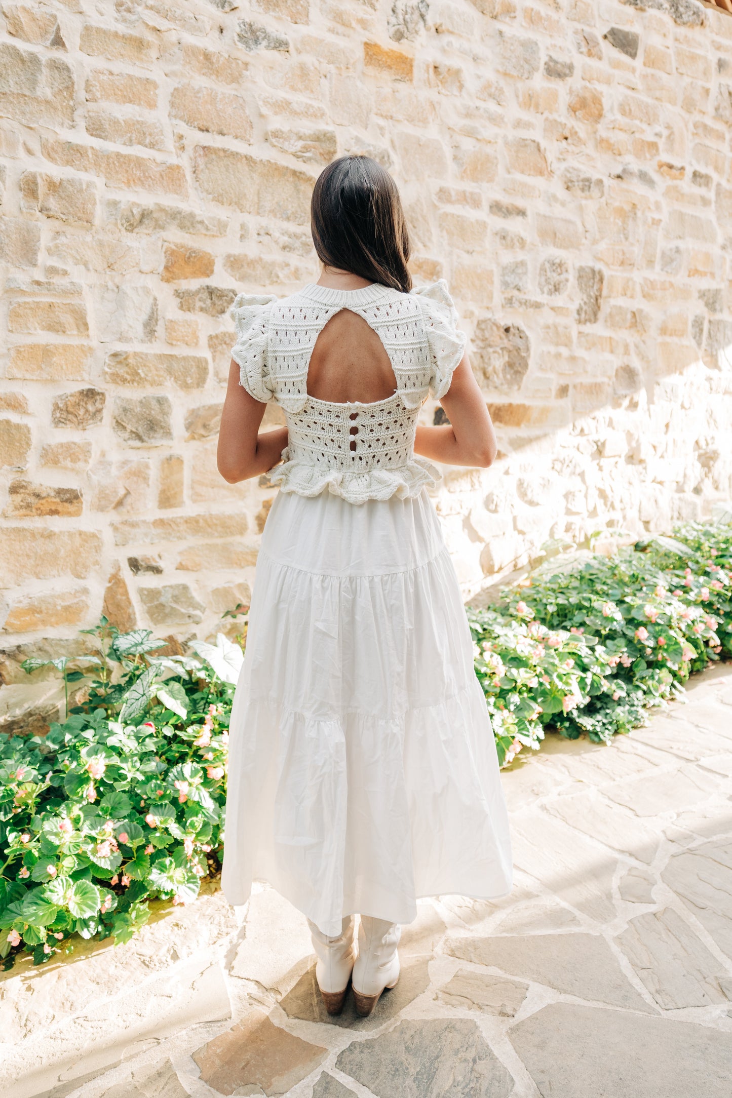 Ivory Knit Dress